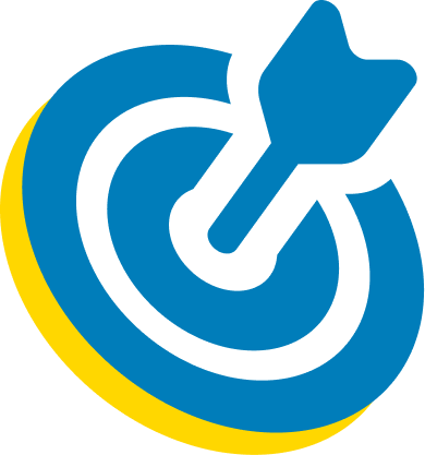 An icon of a target with an arrow in it