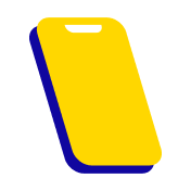 An icon of a mobile phone