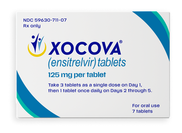 A pack of XOCOVA pills